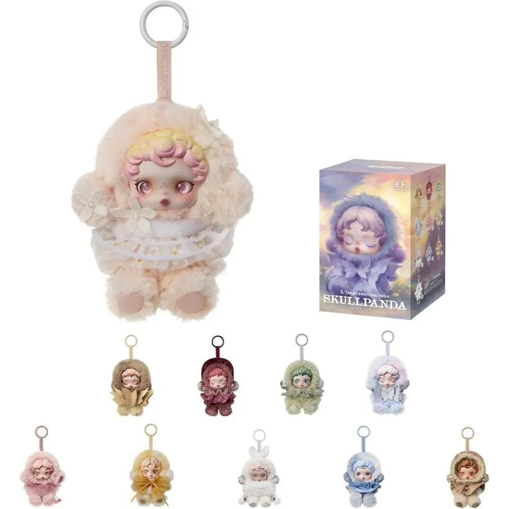 Women's Light Pink Doll Blind Box Figures Toys Home Decoration Keychain